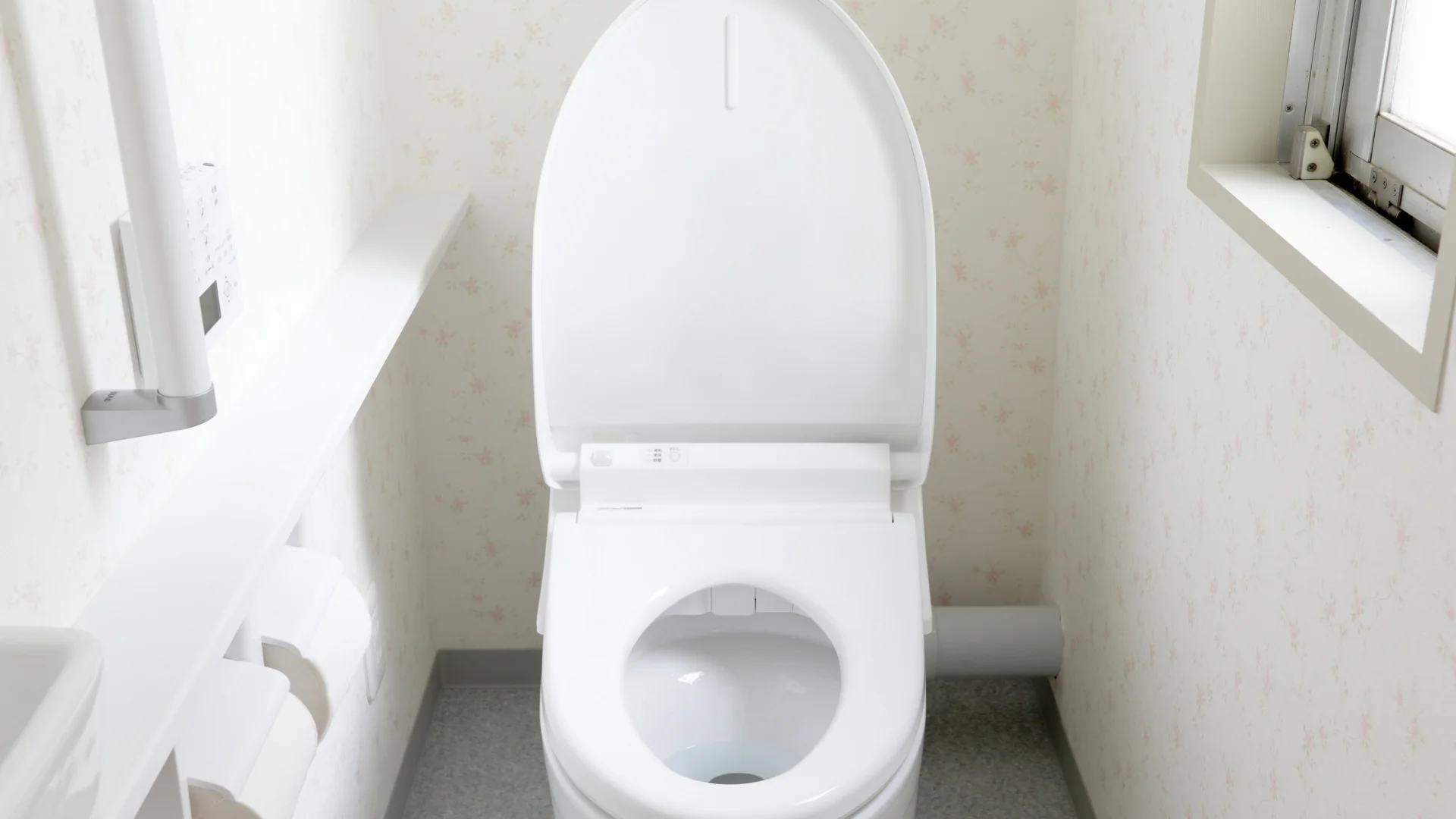 Toilet bowl water rises caused by drain or vent blockage